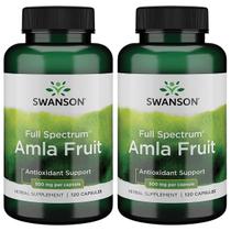 Suplemento Swanson Full Spectrum Amla Fruit 500 mg 120 cápsulas