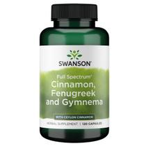 Suplemento Swanson Full Spectrum Canela, Fenugreek e Gymnema Suplemento Swanson Full Spectrum Canela, Fenugreek e Gymnema