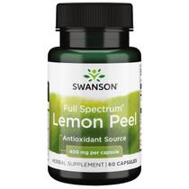 Suplemento Swanson Full Spectrum Lemon Peel 400 mg 60 cápsulas