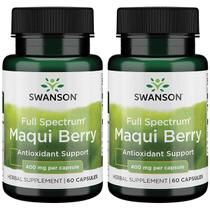 Suplemento Swanson Full Spectrum Maqui Berry 400 mg 60 cápsulas x2 Suplemento Swanson Full Spectrum Maqui Berry 400 mg 60 cápsulas x2