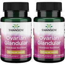Suplemento Swanson Ovarian Glandular 250mg (60 cápsulas) x2 Suplemento Swanson Ovarian Glandular 250mg (60 cápsulas) x2