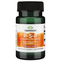 Suplemento Swanson P-5-P (piridoxal-5-fosfato) de vitamina B-6 Suplemento Swanson P-5-P (piridoxal-5-fosfato) de vitamina B-6