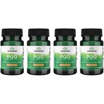 Suplemento Swanson PQQ Pirroloquinolina Quinona 20 mg 30 cápsulas x4