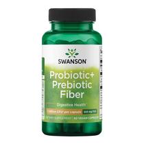 Suplemento Swanson Prebiotic + Probiotic Fiber 60 cápsulas