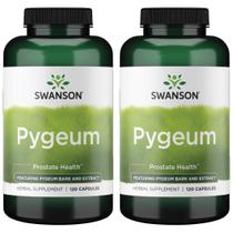 Suplemento Swanson Pygeum 400mg 120 cápsulas para a saúde masculina
