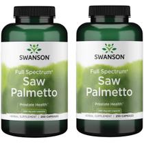 Suplemento Swanson Saw Palmetto 540 mg 250 cápsulas (pacote com 2) Suplemento Swanson Saw Palmetto 540 mg 250 cápsulas (pacote com 2)