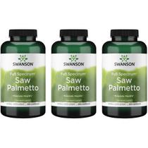 Suplemento Swanson Saw Palmetto 540 mg 250 cápsulas (pacote com 3)