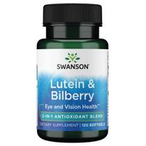 Suplemento Swanson Standardized Lutein & Bilberry 120 Softgels