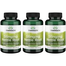 Suplemento Swanson Stinging Nettle Root 500 mg 100 cápsulas (pacote com 3)