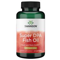 Suplemento Swanson Super Dpa Óleo de Peixe 60 Cápsulas Gelatinosas