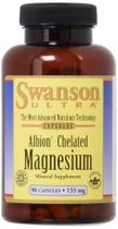 Suplemento Swanson Ultra Albion Quelatado Magnésio 133mg Suplemento Swanson Ultra Albion Quelatado Magnésio 133mg