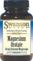 Suplemento Swanson Ultra Magnésio Orotato 40mg 60 cápsulas