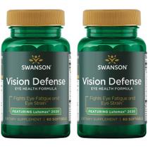 Suplemento Swanson Vision Defense Antioxidant 60 cápsulas gelatinosas (pacote com 2) Suplemento Swanson Vision Defense Antioxidant 60 cápsulas gelatinosas (pacote com 2)