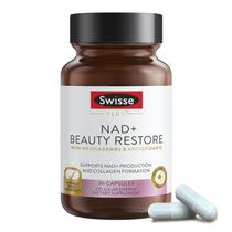 Suplemento Swisse Plus NAD+ Beauty Restore 30 cápsulas