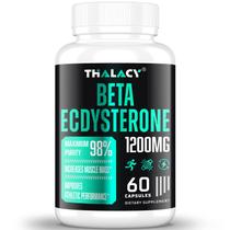 Suplemento Talacy Beta Ecdysterone 1200 mg 98% de pureza 60 cápsulas