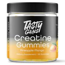 Suplemento TASTY GAINS Creatine Gummies 90g com creatina monohidratada