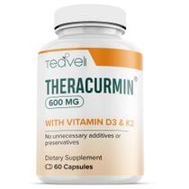Suplemento Teaveli Theracurmin 600 mg com Vitamina D3 e K2 Suplemento Teaveli Theracurmin 600 mg com Vitamina D3 e K2