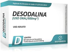 Suplemento Termogênico Desodalina 600mg 60 Comprimidos - Sanibras