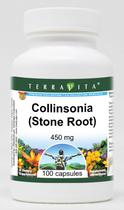 Suplemento Terravita Collinsonia (Stone Root) 450 mg - 100 cápsulas