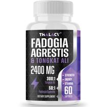 Suplemento Thalacy Fadogia Agrestis 1400 mg e Tongkat Ali 1000 mg