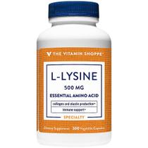 Suplemento The Vitamin Shoppe L-Lisina 500 mg 300 cápsulas Suplemento The Vitamin Shoppe L-Lisina 500 mg 300 cápsulas