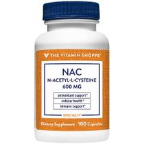Suplemento The Vitamin Shoppe NAC N-Acetil-L-Cisteína 600mg
