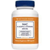 Suplemento The Vitamin Shoppe NAC N-Acetil-L-Cisteína 600mg