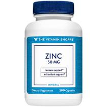 Suplemento The Vitamin Shoppe Zinc 50 mg 300 cápsulas Suplemento The Vitamin Shoppe Zinc 50 mg 300 cápsulas