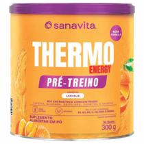 Suplemento Thermo Energy 300g Sanavita Pré Treino Termogênico Energia Foco Concentração
