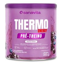Suplemento Thermo Energy 300g Sanavita Pré Treino Termogênico Energia Foco Concentração