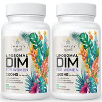 Suplemento ThrivyThystle Liposomal DIM 1500 mg para mulheres (pacote com 2) Suplemento ThrivyThystle Liposomal DIM 1500 mg para mulheres (pacote com 2)