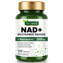 Suplemento TKTALKER NAD 2000mg 120 cápsulas com resveratrol Suplemento TKTALKER NAD 2000mg 120 cápsulas com resveratrol