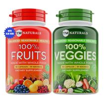 Suplemento TM NATURALS de frutas e vegetais para homens e mulheres