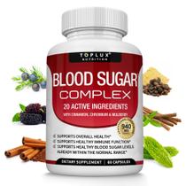 Suplemento Toplux Blood Sugar Complex 60 cápsulas