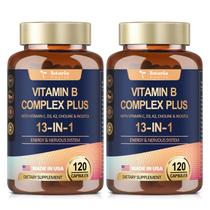 Suplemento Totaria 13 em 1 do Complexo de Vitamina B 120 cápsulas x 2