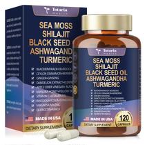 Suplemento Totaria Sea Moss Ashwagandha com Óleo de Semente Preta - 18525mg