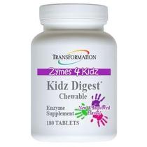 Suplemento Transformation Kidz Digest Enzimas 180 Comprimidos Suplemento Transformation Kidz Digest Enzimas 180 Comprimidos