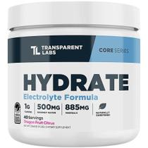 Suplemento Transparent Labs Hydrate Eletrólitos 336 g Suplemento Transparent Labs Hydrate Eletrólitos 336 g