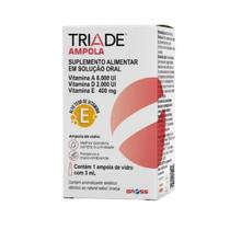 Suplemento Triade 1 Ampola de 3ml Sabor Laranja - Gross