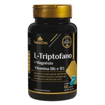 Suplemento triptofano + magnésio + vitamina b6 / b3 60 cáps - natusday