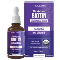 Suplemento Triquetra Health Biotina 10.000 mcg para mulheres 60 mL