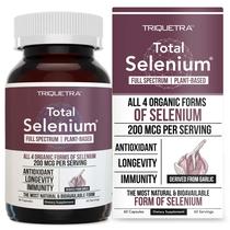 Suplemento Triquetra Health Total Selenium 200mcg 60 cápsulas