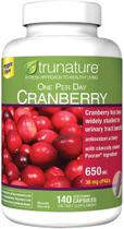 Suplemento Tru-nature Cranberry 650 mg 140 cápsulas vegetarianas