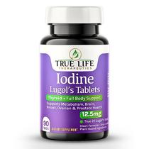 Suplemento True Life Therapeutics Lugol's Iodine 12,5 mg x 90 Suplemento True Life Therapeutics Lugol's Iodine 12,5 mg x 90