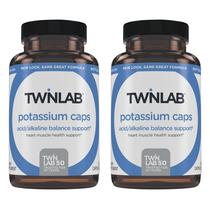 Suplemento Twinlab Potassium Caps 99mg - 180 cápsulas x2 Suplemento Twinlab Potassium Caps 99mg - 180 cápsulas x2