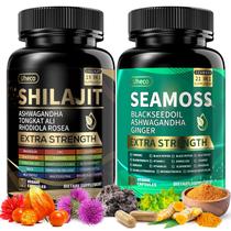 Suplemento Uheco Shilajit e Sea Moss Vitality Bundle