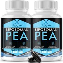 Suplemento Ulmubra PEA lipossomal 1300 mg com luteolina 100 mg, 120 cápsulas moles Suplemento Ulmubra PEA lipossomal 1300 mg com luteolina 100 mg, 120 cápsulas moles