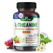 Suplemento ULTRA HERBS L-Teanina 6 em 1 com Magnésio 150 cápsulas