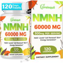 Suplemento Ursinquil Sublingual NMNH 500 mg (mononucleotídeo de diidronicotinamida) 120 porções