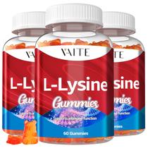 Suplemento VAITE L-Lisina 1000mg Gomitas para Adultos (Paquete de 3) Suplemento VAITE L-Lisina 1000mg Gomitas para Adultos (Paquete de 3)